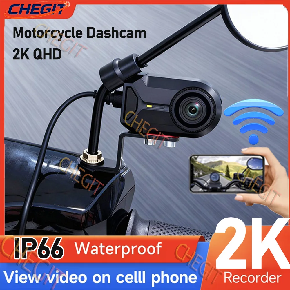 Mountain Biking Images - กล้องติดรถมอเตอร์ไซค์ 2K HD บันทึกภาพขณะขับขี่ ความละเอียด 30fps