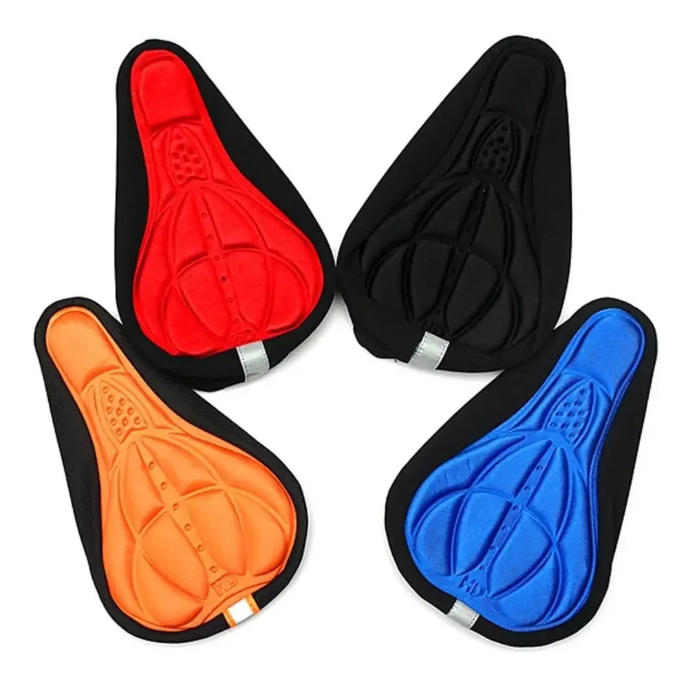 Mountain Biking Accessories - ปลอกหุ้มเบาะจักรยานแบบหนา 3 มิติ ทำจากซิลิโคนนุ่ม ฟองน้ำรองนั่งเพื่อความสบาย สำหรับจักรยานเสือภูเขา