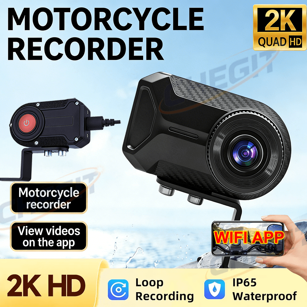 Mountain Biking Images - กล้องติดหมวกกันน็อคมอเตอร์ไซค์ 2K HD รุ่นใหม่ กล้องบันทึกภาพขณะขับขี่ IP65