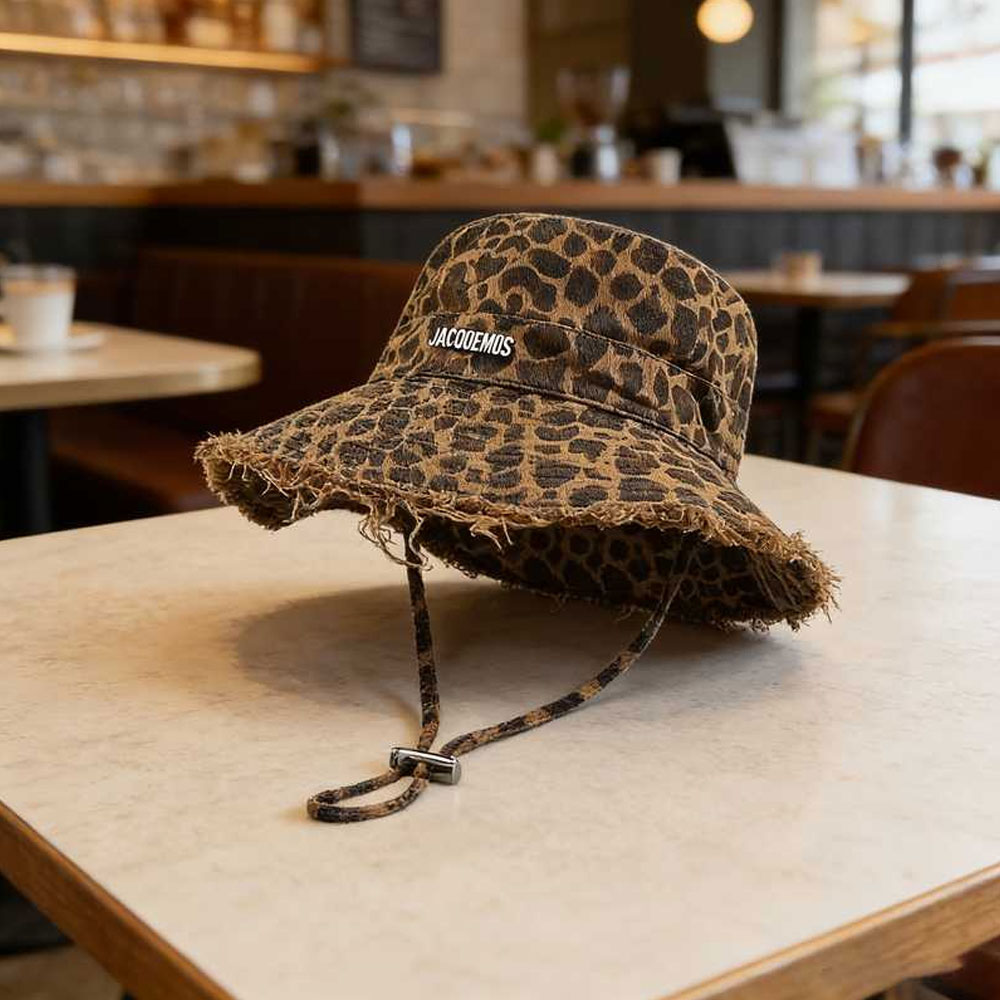 Mountain Biking Hat - ฤดูใบไม้ผลิและฤดูร้อน หมวกกันแดดลายเสือดาวแบบใหม่ ระบายอากาศได้ดีสำหรับกิจกรรมกลางแจ้ง - หมวกตกปลาและเดินป่า -