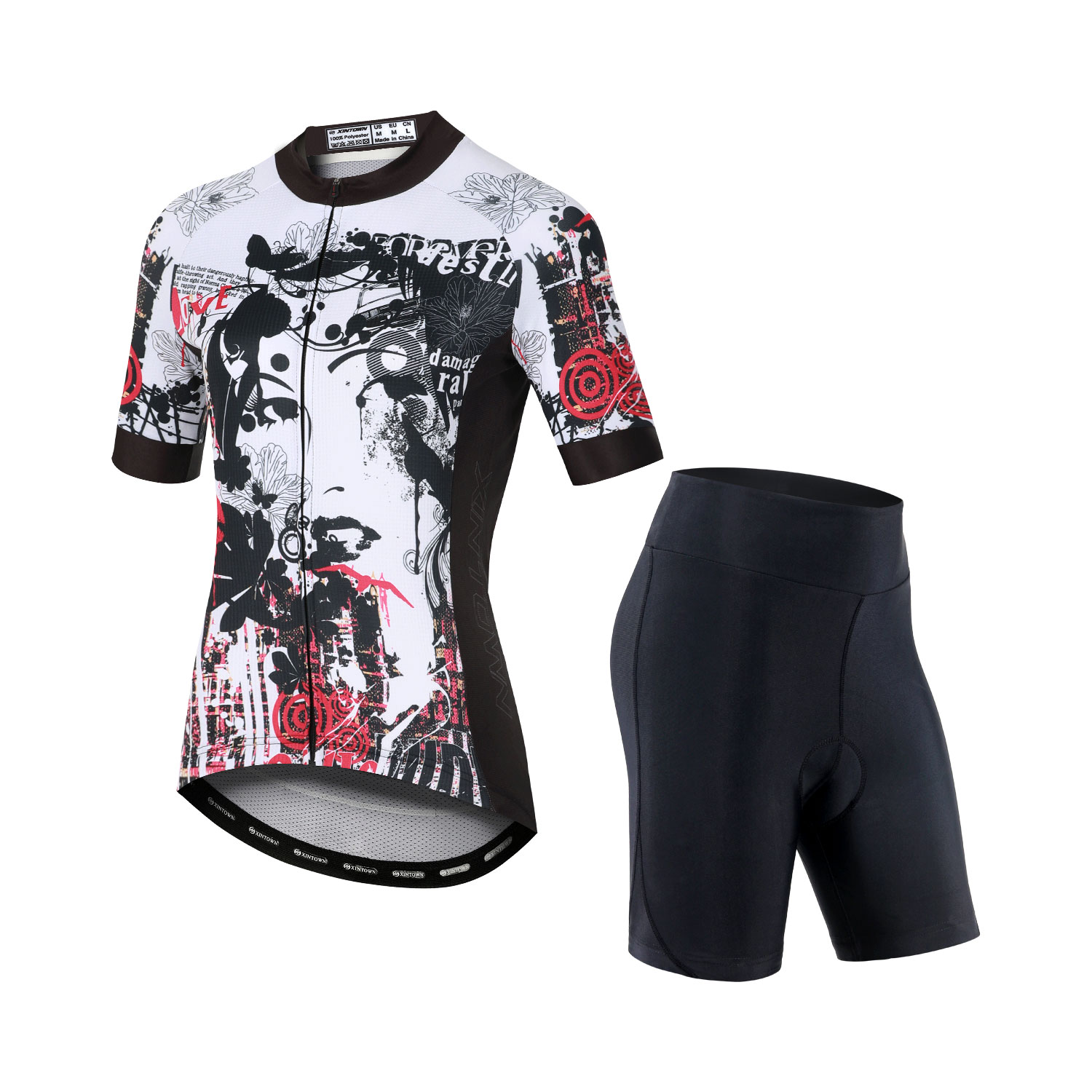 Mountain Biking Outfits Women - ใหม่เสื้อเจอร์ซีย์นักปั่นชุดขี่จักรยานเสื้อผ้าแห้งเร็วและระบายอากาศผ้าชุดเจอร์ซีย์ผู้หญิงจักรยานเสือภูเขาแขนสั้นชุด