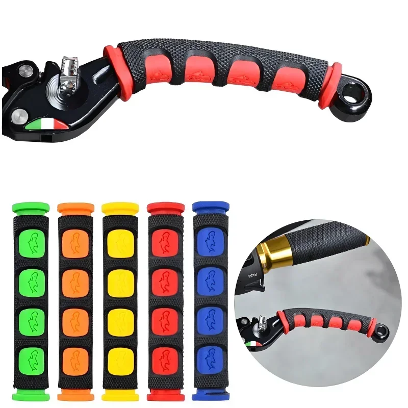 Mountain Biking Accessories - ปลอกเจลกันลื่น 1 คู่ สำหรับป้องกันมือจับเบรกมอเตอร์ไซค์ สำหรับจักรยานเสือภูเขา อุปกรณ์เสริมเพื่อความปลอดภัย