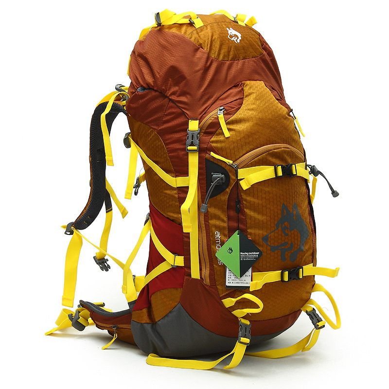 Mountain Biking Backpack - กระเป๋าเป้สะพายหลังเดินป่าทั้งชายและหญิง55ลิตรความจุมากกระเป๋าเป้สะพายหลังเดินป่ากันน้ำกีฬา
