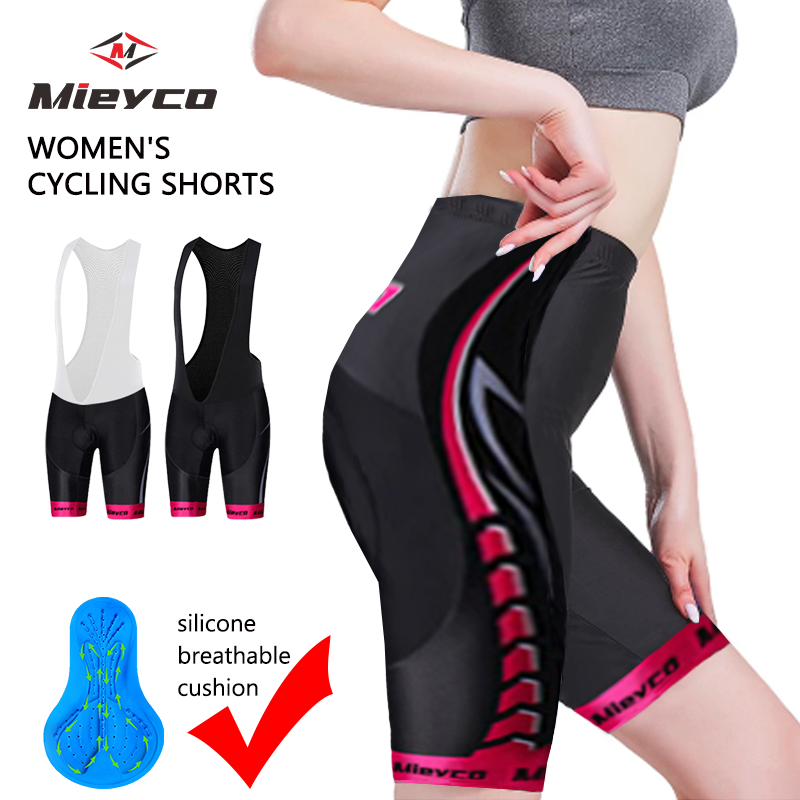 Mountain Biking Outfits Women - ชุดสำหรับผู้หญิงกางเกงขาสั้นขี่จักรยานขี่จักรยานเสือภูเขากางเกงปั่นจักรยานทำจากซิลิโคนของระบายอากาศสำหรับฤดูร้อน