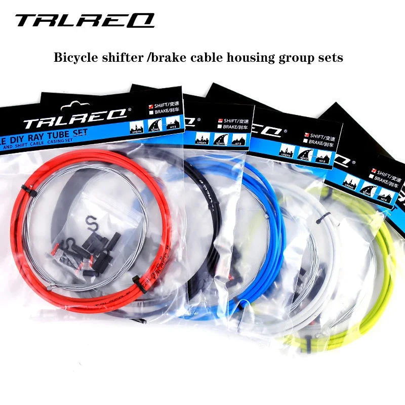 Mountain Biking Hat - RGO สายเบรคจักรยานที่อยู่อาศัยกลุ่มชุดสําหรับจักรยานเสือภูเขา MTB Derailleur Shifter LEVER