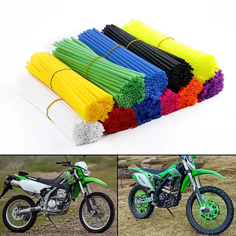 Mountain Biking Accessories - อุปกรณ์ตกแต่งรถมอเตอร์ไซค์วิบาก, ปลอกสายไฟรถมอเตอร์ไซค์ออฟโรด, ปลอกซี่ล้อตกแต่งหลากสีสำหรับจักรยานเสือภูเขา
