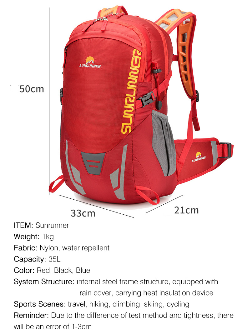 35L กระเป๋าเป้สะพายหลังเดินป่า - Mountain Biking Backpack บทวิจารณ์และราคา