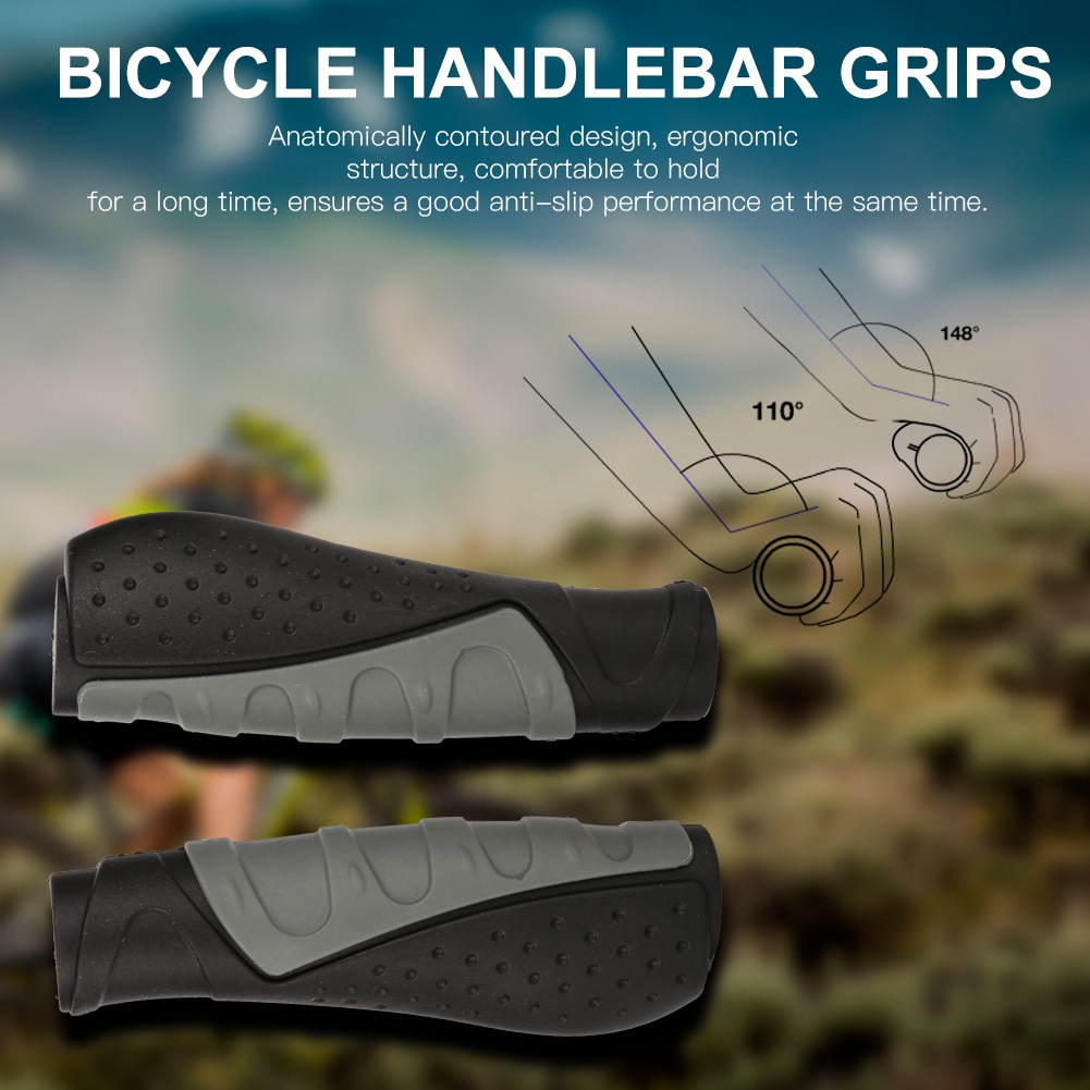 1 คู่ ที่จับแฮนด์จักรยานแบบกัน - Mountain Biking Experience บทวิจารณ์และราคา