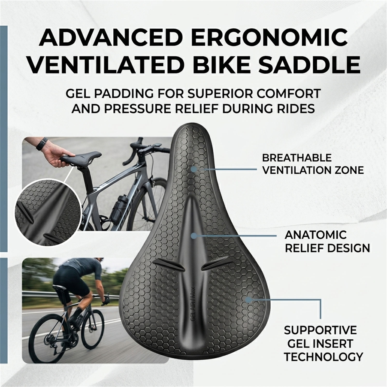 ฝาครอบที่นั่งจักรยานซิลิโคนหนา - Mountain Biking Accessories บทวิจารณ์และราคา