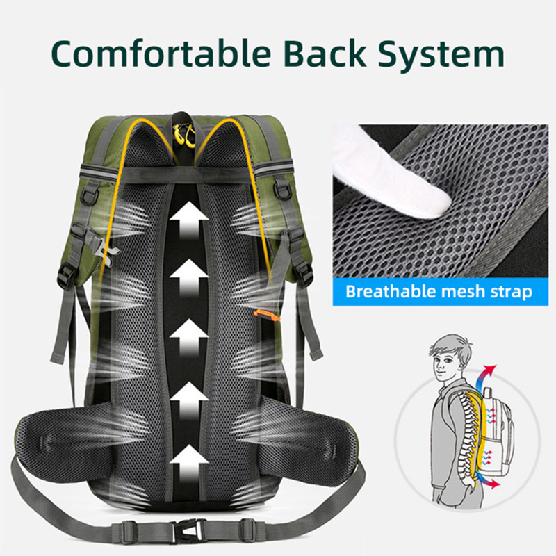 50L กระเป๋าเป้สะพายหลังผู้ชายข - Mountain Biking Backpack บทวิจารณ์และราคา