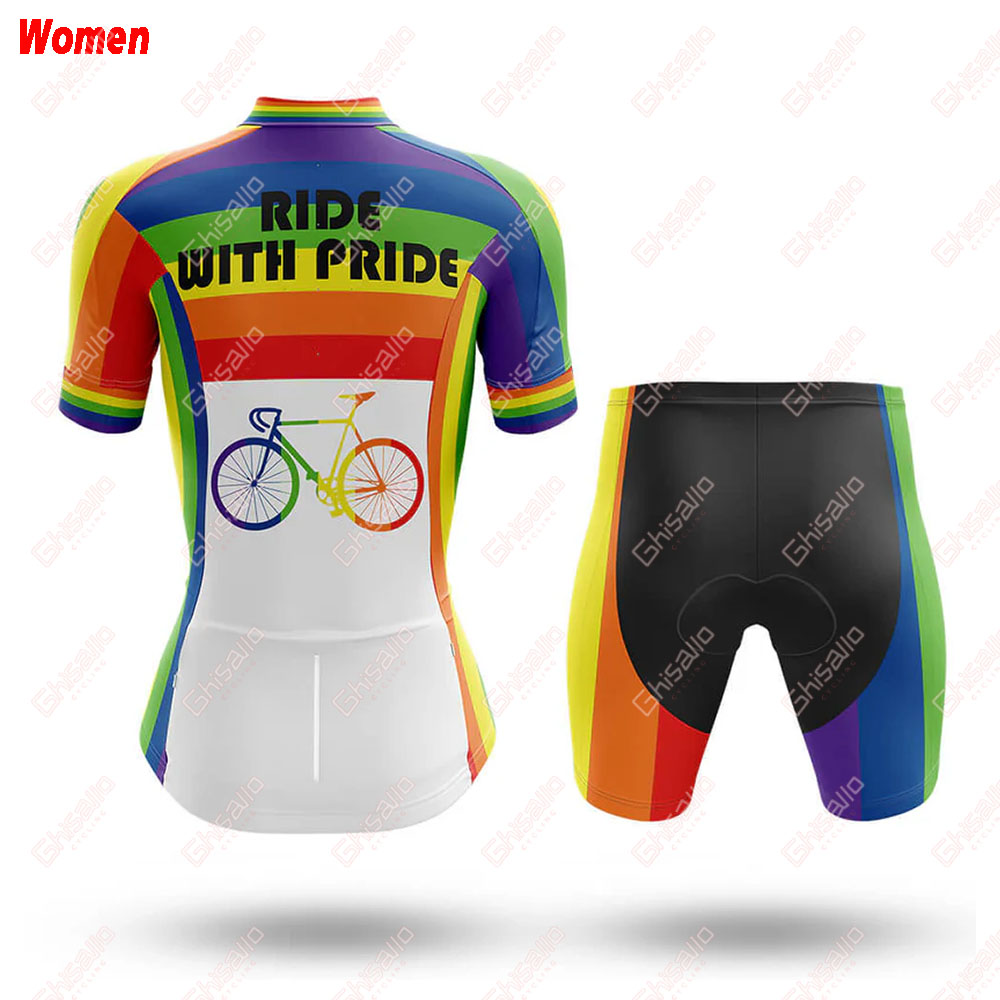 Ride With Pride โพลีเอสเตอร์ขี - Mountain Biking Outfits Women บทวิจารณ์และราคา