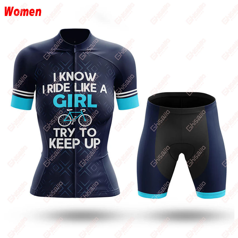 Like A Girl โพลีเอสเตอร์ขี่จัก - Mountain Biking Outfits Women บทวิจารณ์และราคา