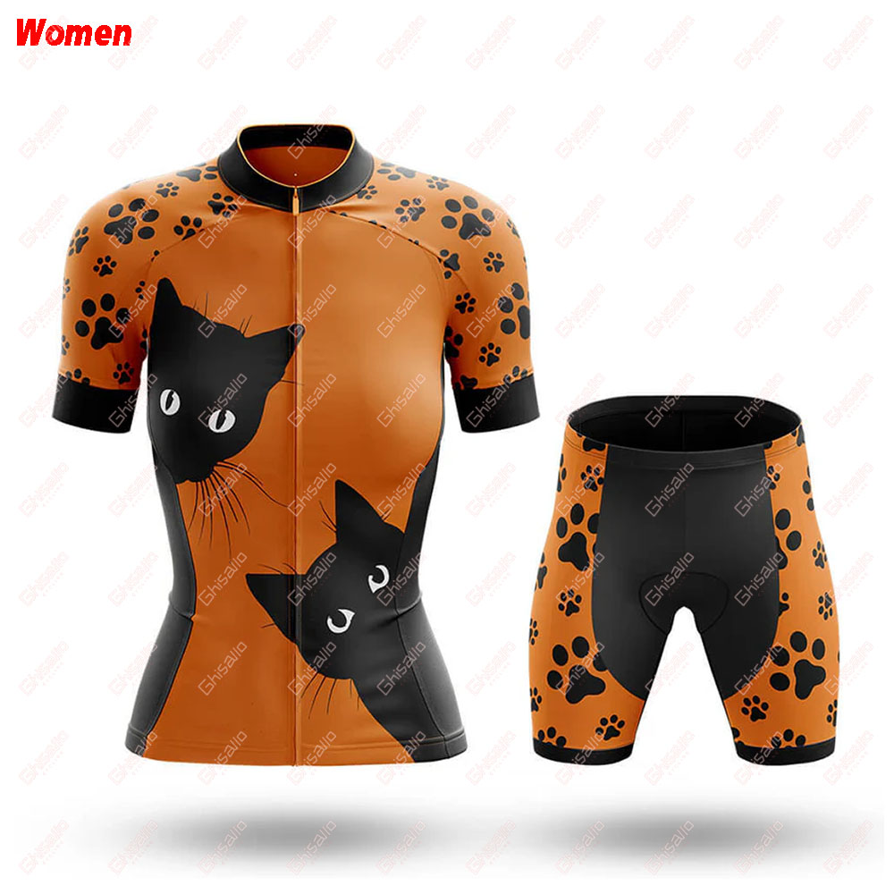 Peek A Boo Cat โพลีเอสเตอร์ขี่ - Mountain Biking Outfits Women บทวิจารณ์และราคา