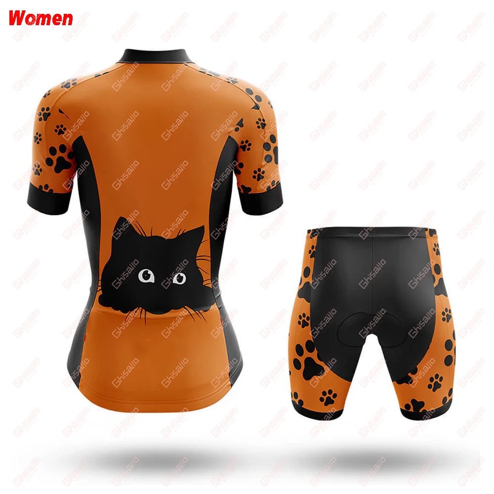 Peek A Boo Cat โพลีเอสเตอร์ขี่ - Mountain Biking Outfits Women บทวิจารณ์และราคา