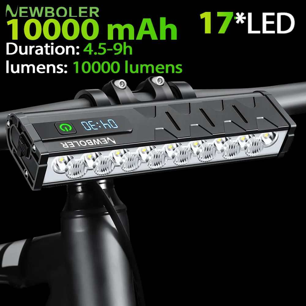 10000MAhจักรยาน 17 LEDด้านหน้า - Mountain Biking Backpack บทวิจารณ์และราคา