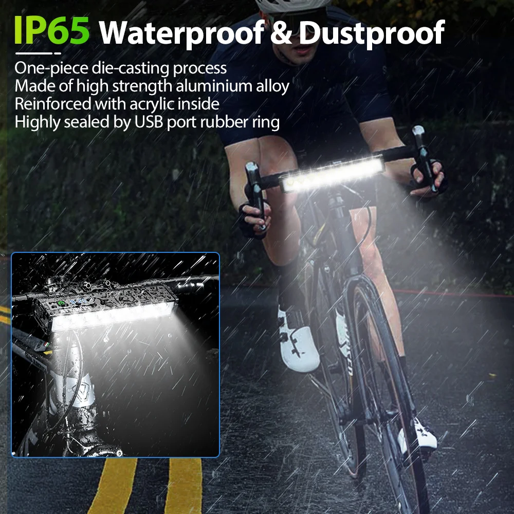 10000MAhจักรยาน 17 LEDด้านหน้า - Mountain Biking Backpack บทวิจารณ์และราคา
